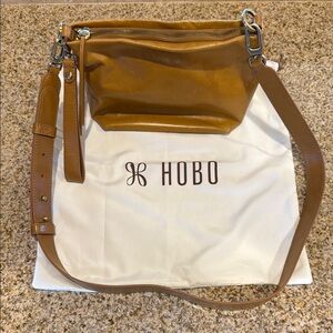 HOBO Tan Leather Crossbody Bag
